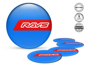 Rays Decalcomania Ruote Logo Cupola Silicone Gara